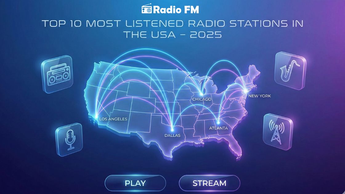 Best and Most Streamed Radio Stations USA 2025	